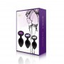 Rianne S Booty plug set Black - RS - Soiree - Booty Plug Original Set 3x Black - Rianne S