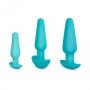 B-Vibe - Anal Training & Education Set Blue - b-Vibe