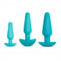 B-Vibe - Anal Training & Education Set Blue - b-Vibe