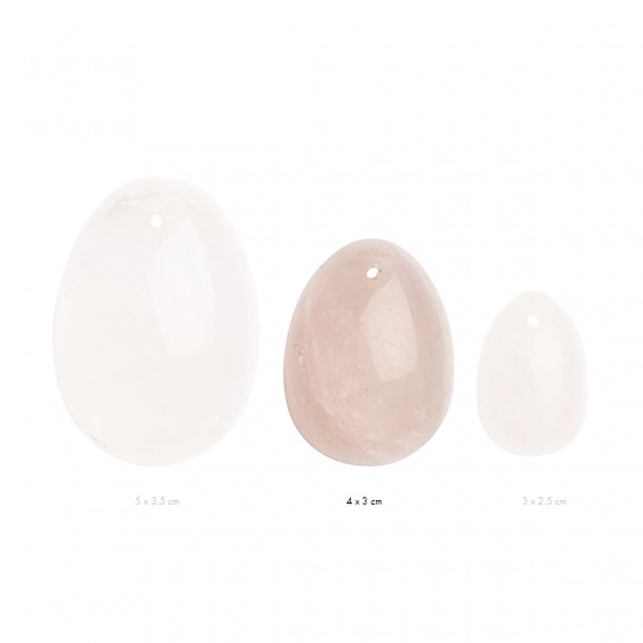 La Gemmes - Yoni Egg Rose Quartz (M) - La Gemmes