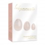 La Gemmes - Yoni Egg Set Rose Quartz (L-M-S) - La Gemmes