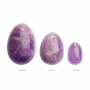 La Gemmes - Yoni Egg Set Pure Amethyst (L-M-S) - La Gemmes