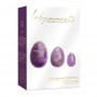 La Gemmes - Yoni Egg Set Pure Amethyst (L-M-S) - La Gemmes