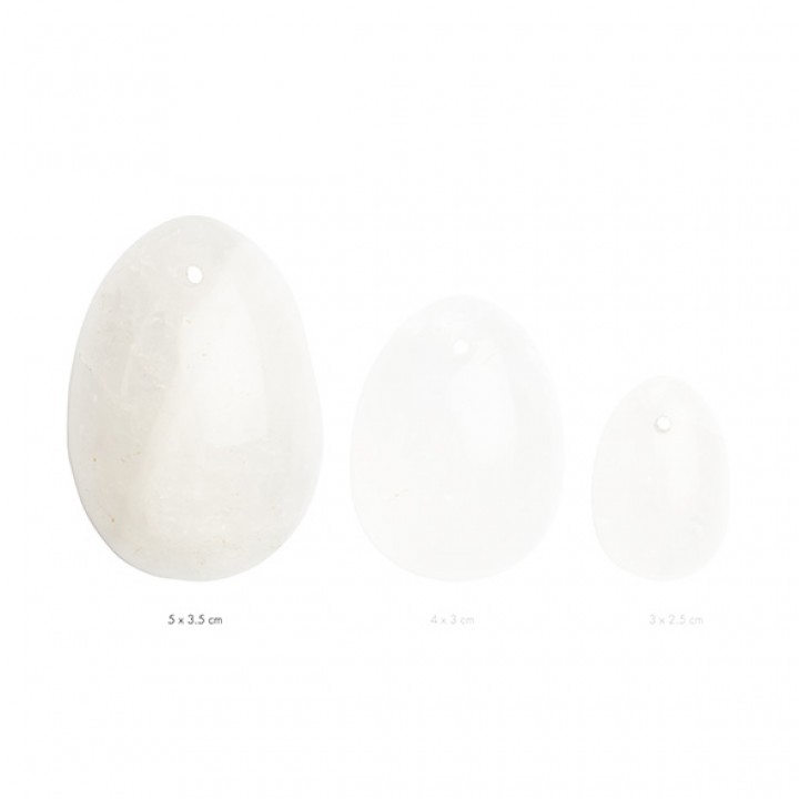 La Gemmes - Yoni Egg Clear Quartz (L) - La Gemmes