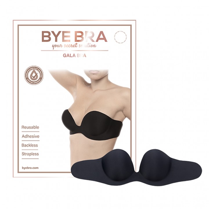 Bye Bra - Gala Bra Cup E Black - Bye Bra