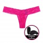 Secrets Vibrating Panties - Lace Thong Pink Queen - Secrets Vibrating Panties