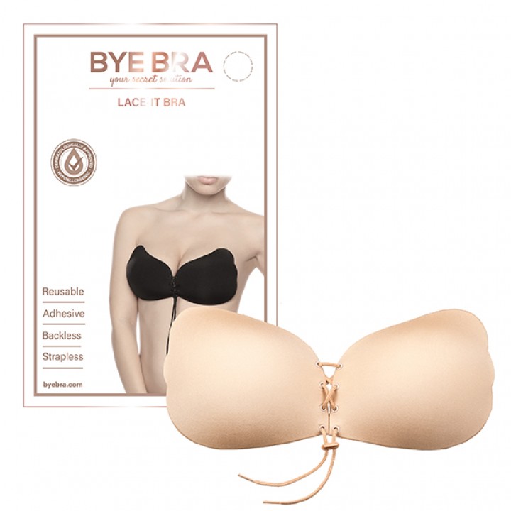 Bye Bra - Lace-It Bra Cup E Nude - Bye Bra