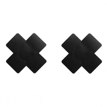 Bye Bra - X Nipple Covers Black One-Size