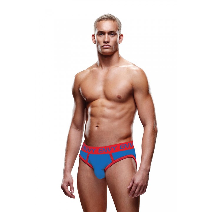 SOLID ENVY JOCK BLUE RED, S/M - Envy Menswear
