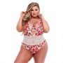 Baci - White Floral & Lace Teddy Q - Baci