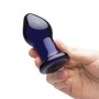 Glas - Rechargeable Remote Controlled Vibrating Butt Plug - Glas