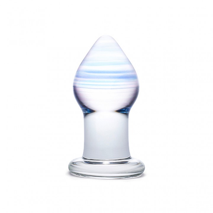 gläs Amethyst Rain - Glas - Amethyst Rain Glass Butt Plug - Glas