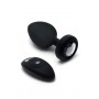 B-VIBE VIBRATING JEWEL PLUG XXL BLACK - b-Vibe