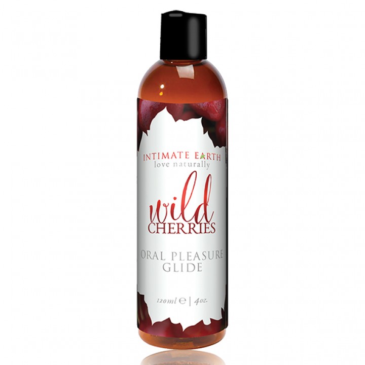 Intimate Earth - Natural Flavors Glide Wild Cherries 120 ml - Intimate Earth