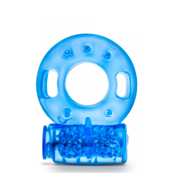 STAY HARD REUSABLE COCK RING BLUE - Blush