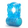 STAY HARD 5 FUNCTION COCK RING BLUE - Blush