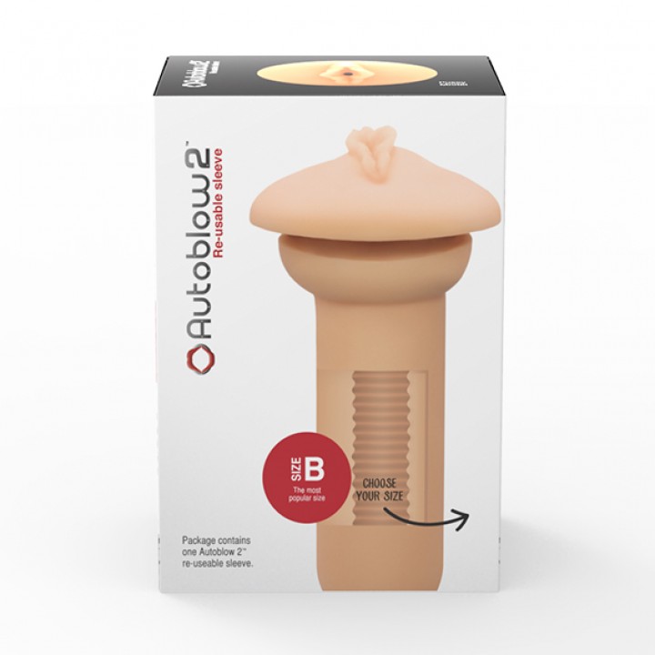 Autoblow - 2 Plus XT Vagina Sleeve B - Autoblow