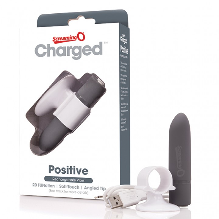 The Screaming O - Charged Positive Vibe Grey - The Screaming O