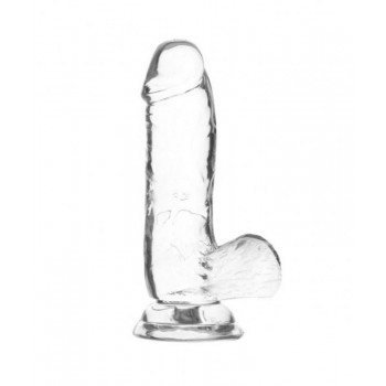 Crystal Addiction - Transparent Dildo - 15 cm