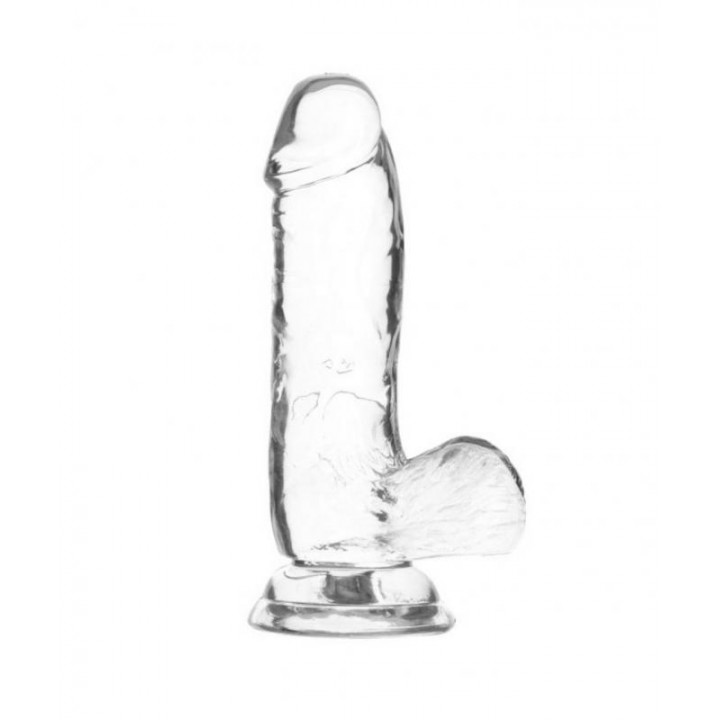 Crystal Addiction - Transparent Dildo - 15 cm - Addiction