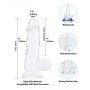 Crystal Addiction - Transparent Dildo - 15 cm - Addiction