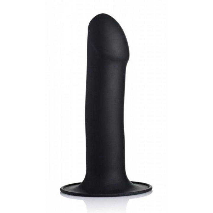 Squeeze-It Phallic Dildo - Black - Squeeze-It