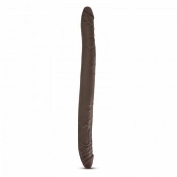 Dr. Skin - Realistic Double Dildo 16'' - Chocolate
