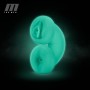 M for Men - Soft and Wet - Double Trouble Masturbator Glow in the Dark - M For Men