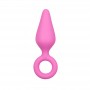 Pink Buttplugs With Pull Ring - Set - Easytoys Anal Collection