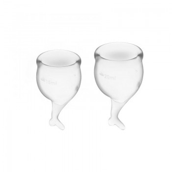 Feel Secure Menstrual Cup Set - Transparent