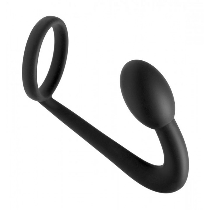 Prostatic Play Explorer Silicone Cock Ring and Prostate Plug - Prostatic Play