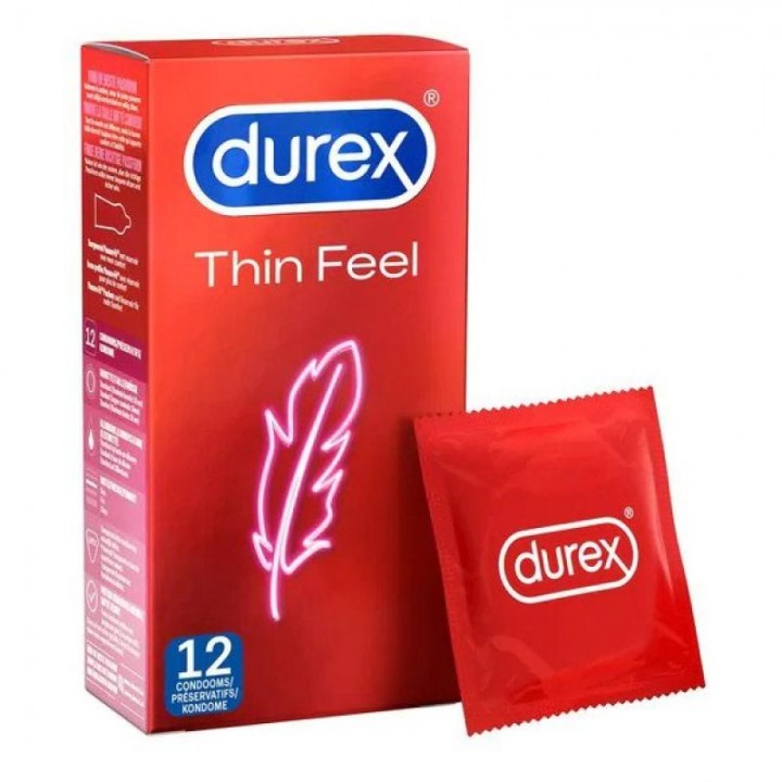 Durex Thin Feel Condoms - 12 units - Durex
