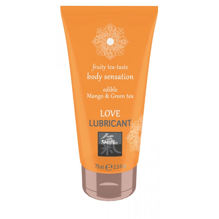 Love Lubricant edible - Mango & Green Tea - Shiatsu