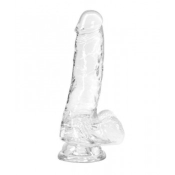 Crystal Addiction - Transparent Dildo - 18 cm