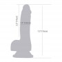 Addiction - Brandon Glow In The Dark Dildo - 18 cm - Addiction