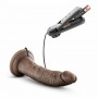 Dr. Skin - Dr. Dave Vibrator With Suction Cup - Chocolate - Dr Skin