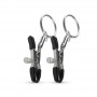 Metal Nipple Clamps With Ring - Easytoys Fetish Collection