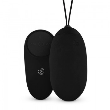 Vibrating Egg With Remote Control - Black