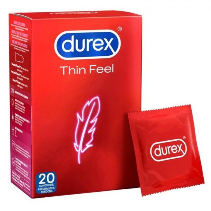 Durex Thin Feel Condoms - 20 units - Durex