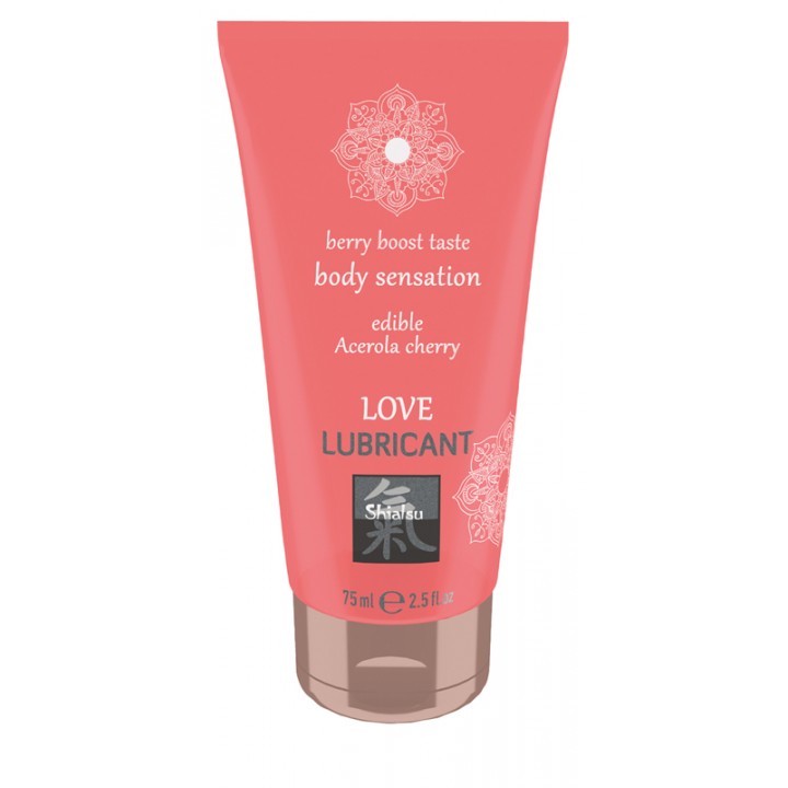 Love Lubricant edible - Acerola Cherry - Shiatsu