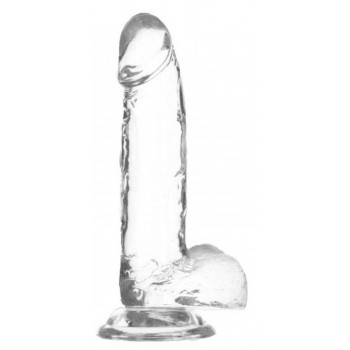 Crystal Addiction - Transparent Dildo - 19 cm