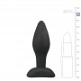 Small Black Silicone Buttplug - Easytoys Anal Collection