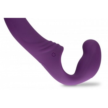 Strapless Strap-On Vibrator - Purple