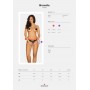 Bravelle Crotchless Thong - Black - Obsessive