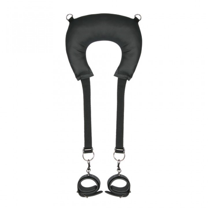 Pillow & Ankle Cuffs Leg Position Strap - Easytoys Fetish Collection