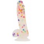 Addiction - Party Marty Confetti Dildo - 18 cm - Addiction