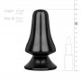 All Black Butt Plug 12 cm - Black - All Black