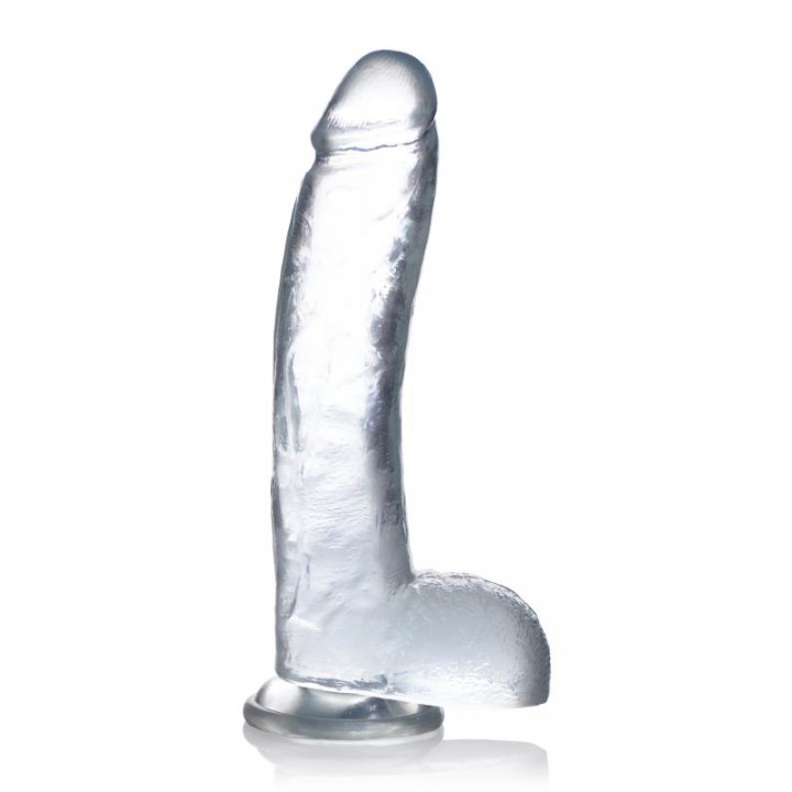 Jock C-Thru Transparent Dildo - 29 cm - Jock