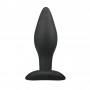 Medium Black Silicone Buttplug - Easytoys Anal Collection