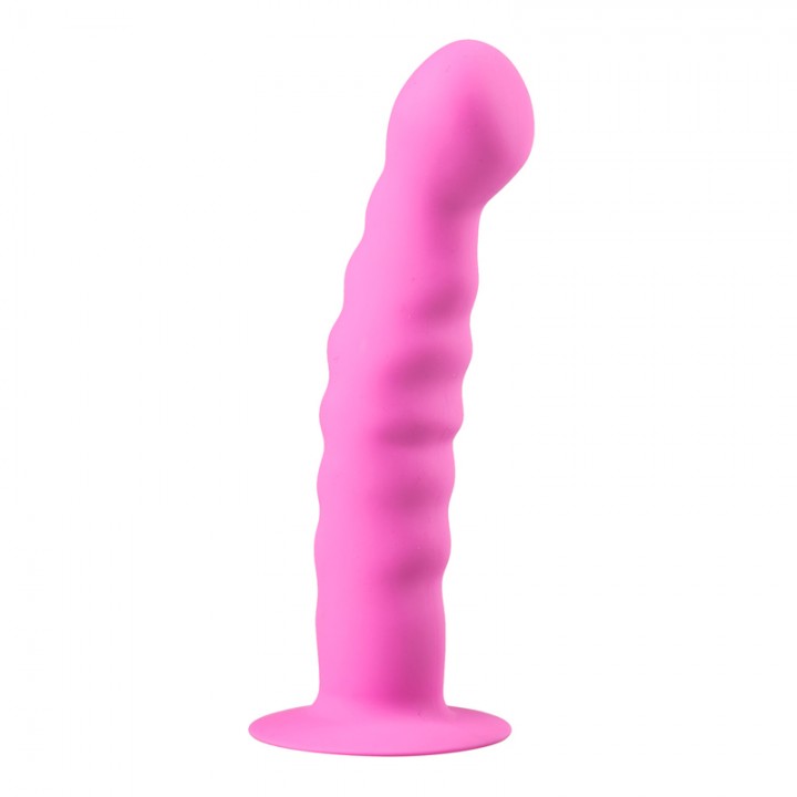 Silicone Suction Cup Dildo - Pink - Easytoys Anal Collection